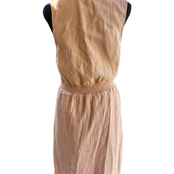 (032) Mossimo Tan Sleeveless Dress Size Medium - Picture 6 of 8